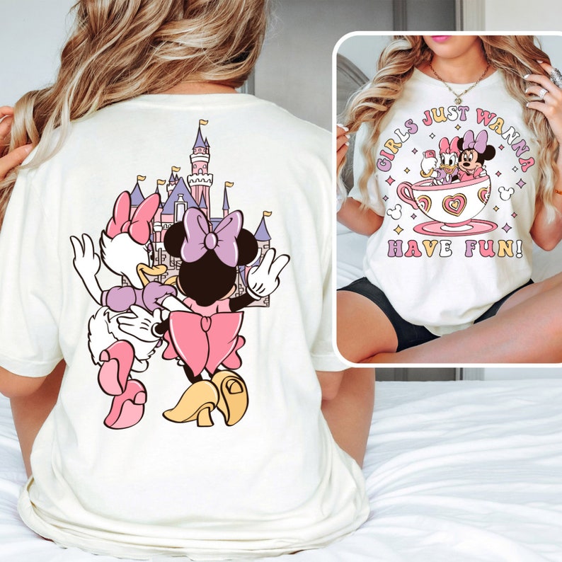 Disney Minnie Daisy Summer Shirt, Girls Just Wanna Have Sun, Disney Besties Shirt, Disneyworld Shirt, Disney Summer Shirt