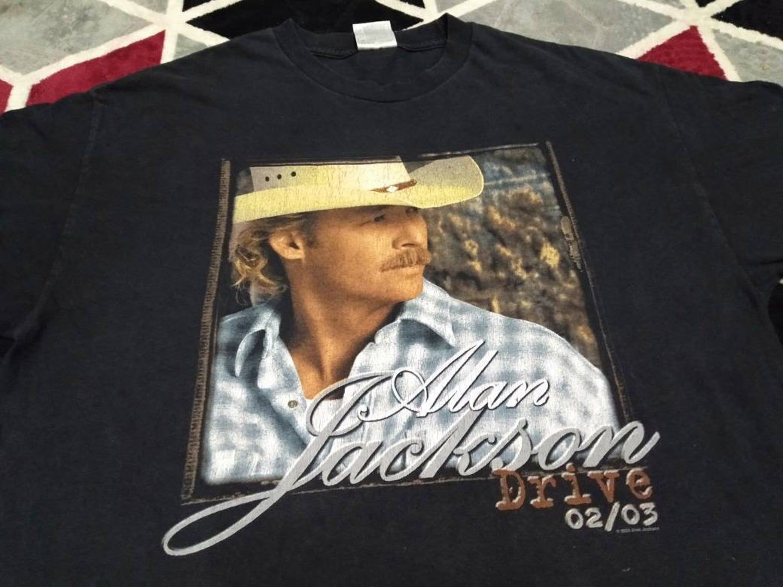 Vintage Alan Jackson Singer Tour Concert T Shirt