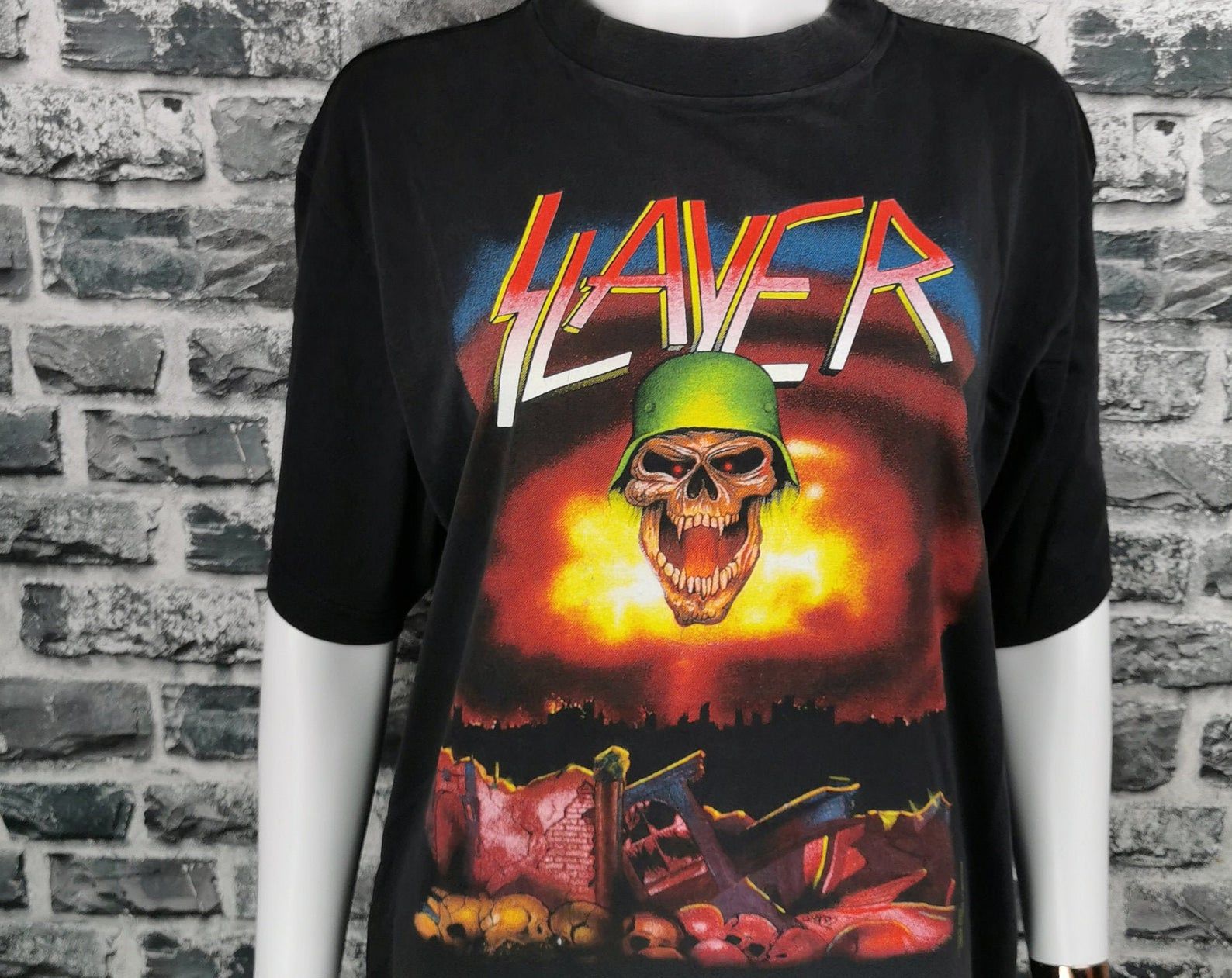 Slayer 1994 Vintage T-Shirt European Intervention Tour Tee