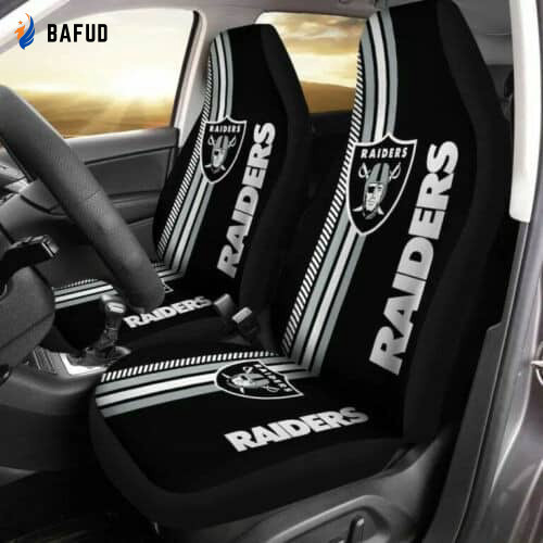 Las Vegas Raiders Car Seat Cover Set for Fan Gifts CSC9801