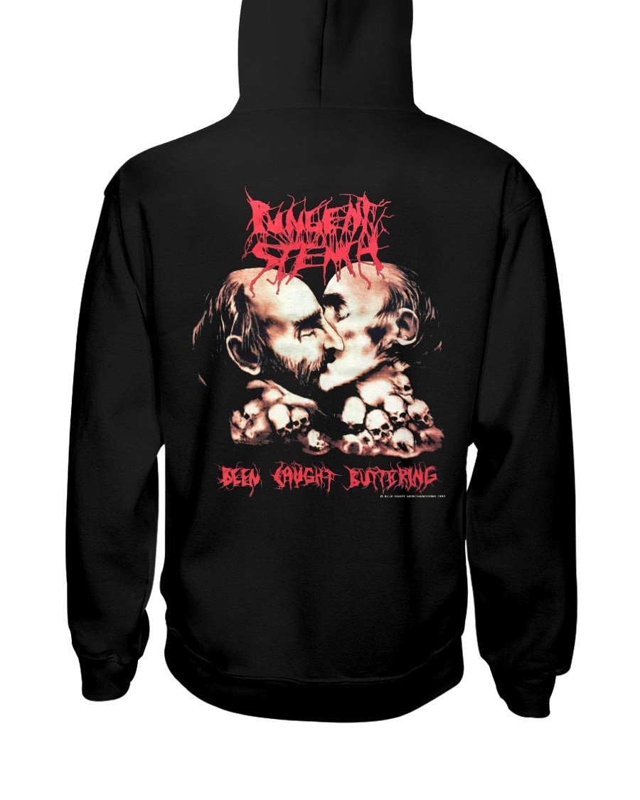 Pungent Stench 1992 Vintage Been Caught Buttering Rare Dismember Sinister Monstrosity Darkthrone Hoodie 0081421