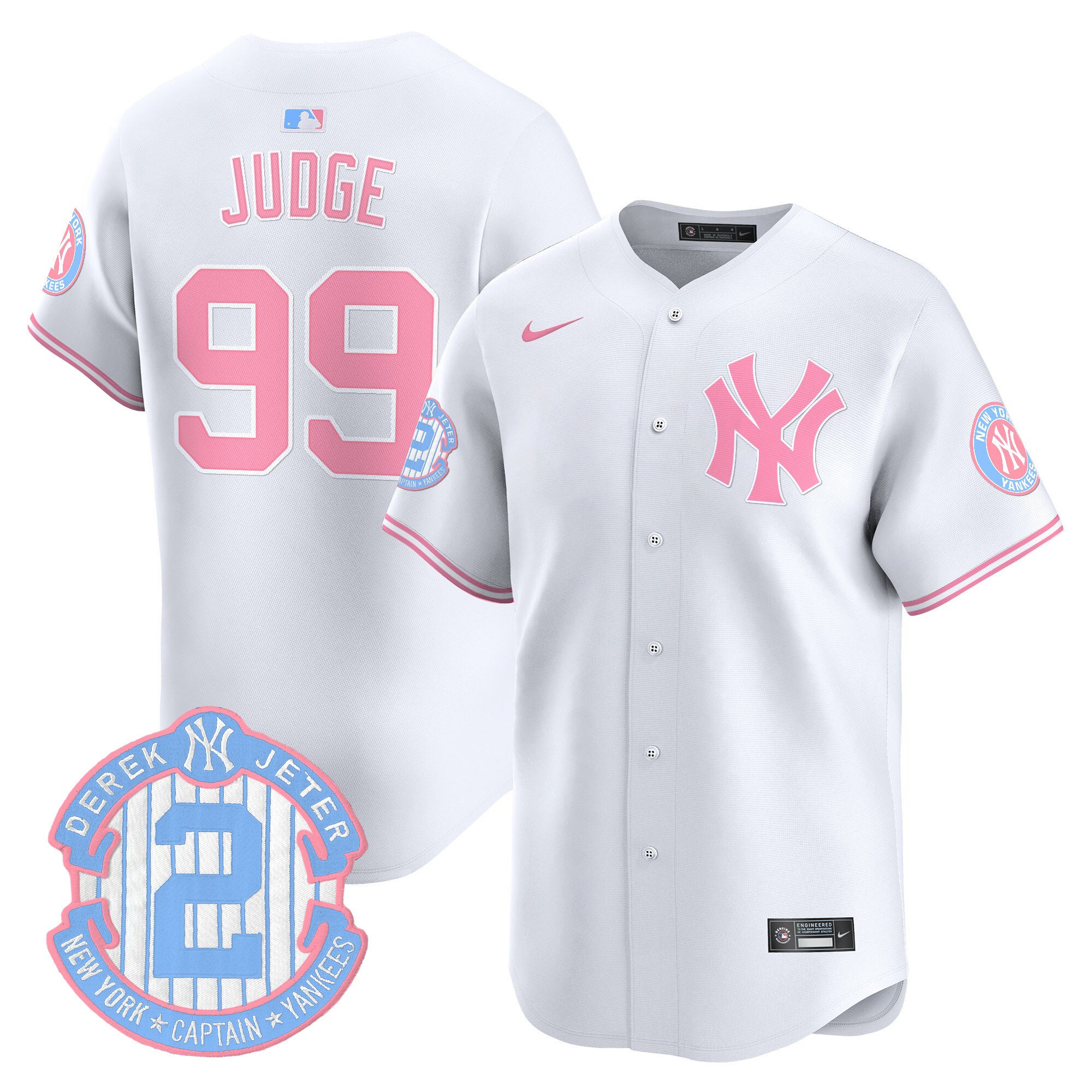 Unisex New York Yankees Bubblegum Pink Vapor Premier Limited Jersey – All Stitched