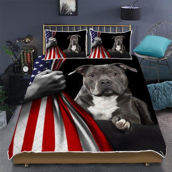 American Staffordshire Terrier Quilt &hellip;
