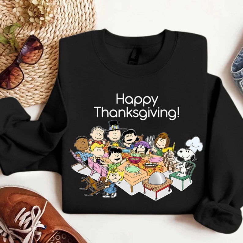 Thanksgiving Snoopy Sweatshirt Fashion24Hs