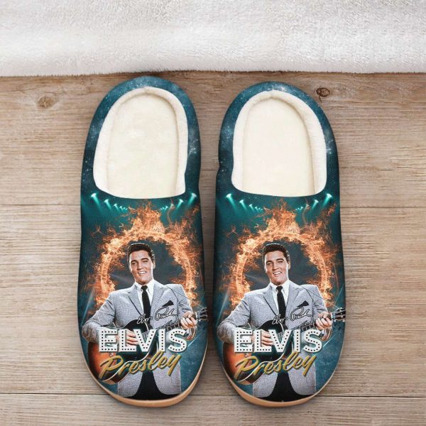 Elvis Presley Shoes Foam Cozy House Slippers Gift For Fans Hn Peckshirt