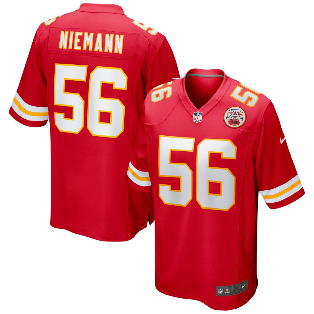 Men’S Kansas City Chiefs Ben Niemann Nike Red Game Jersey