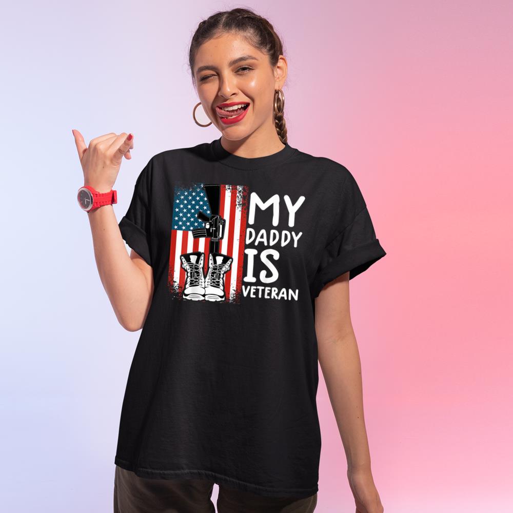 Veterans Day Shirt Kids Veteran Shirts For Kids Father'S Day T-Shirt Veterans Day Gifts