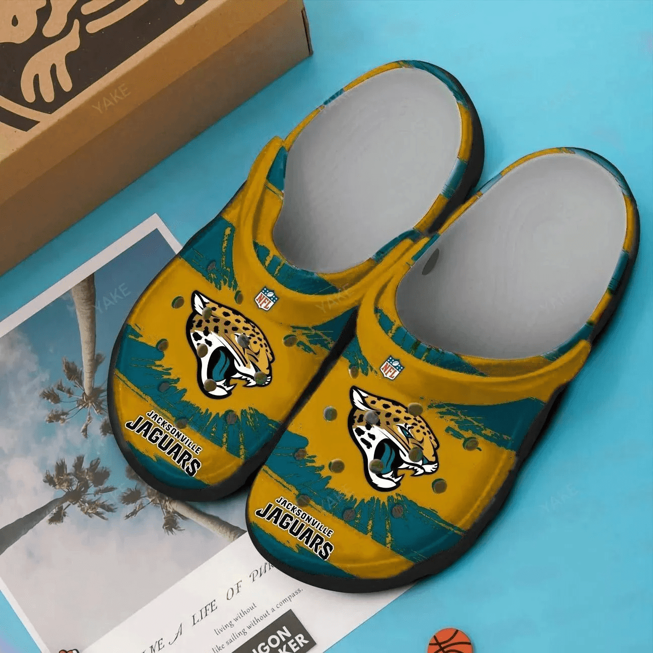 Jacksonville Jaguars Tiger Crocss Clog Comfortable Shoes Ver402