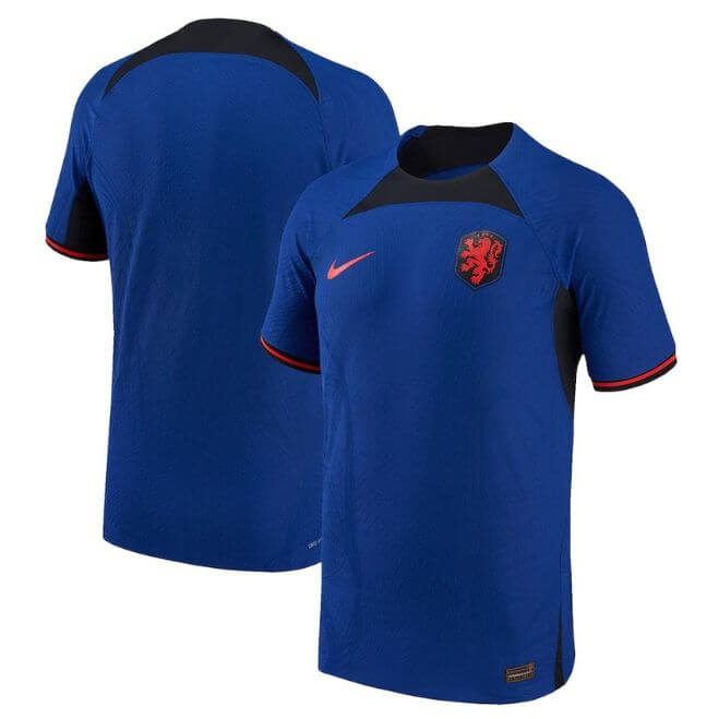 Netherlands National Team Unisex 2022/23 Away Vapor Match Custom Jersey – Blue