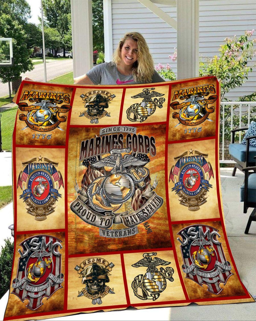 U.S MARINE – Quilt Blanket