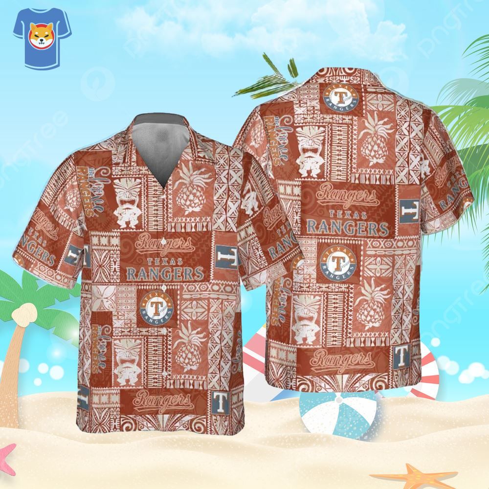 Texas Rangers Major League Baseball Hawaiian Shirt