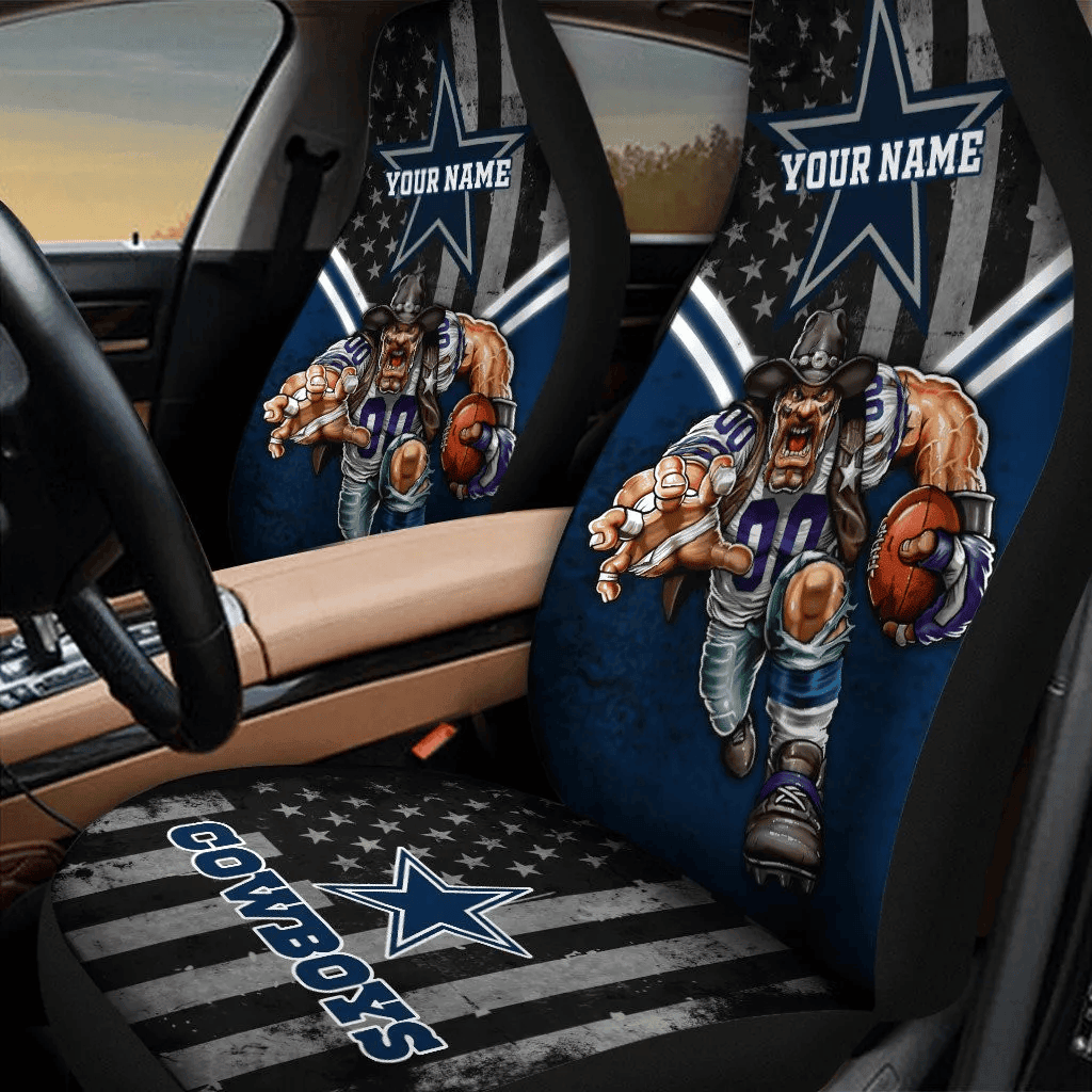 Dallas Cowboys Personalized Car Seat Cover Set CSC8662