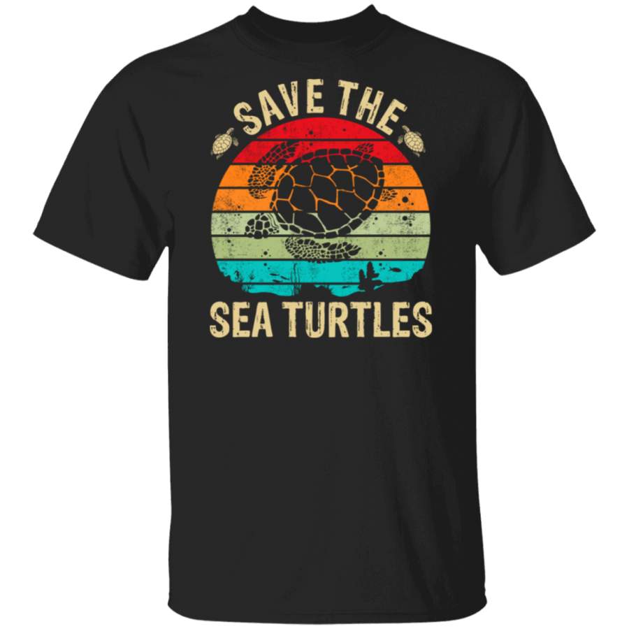 Vintage Save The Sea Turtles Shirt Turtle Lover Skip A Straw Pullover Hoodie