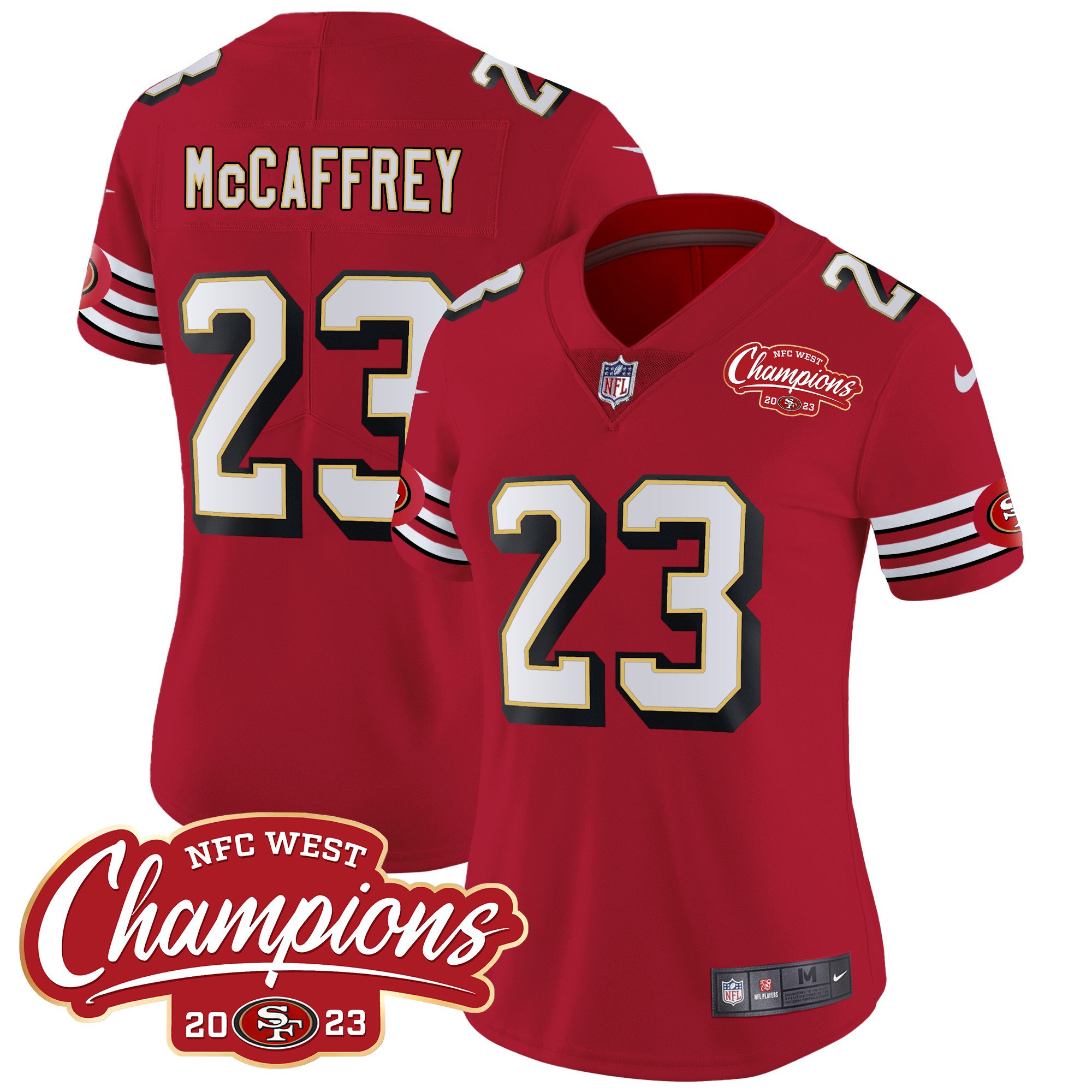Women's 49ers Throwback NFC West Champs Vapor Jersey