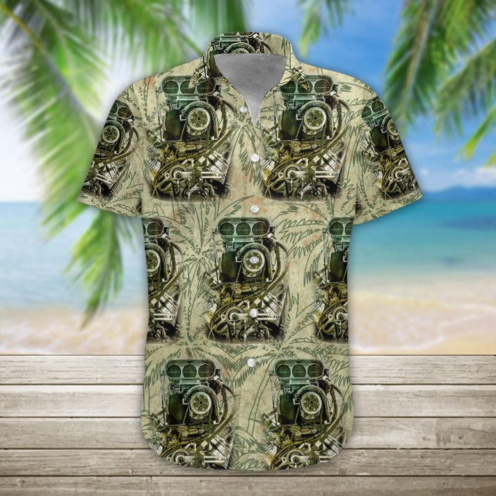 3D Drag Racing Hawaiian Shirt For Men And Women