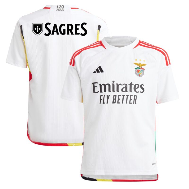 Benfica Third Shirt 2023-24 – Custom Jersey – White