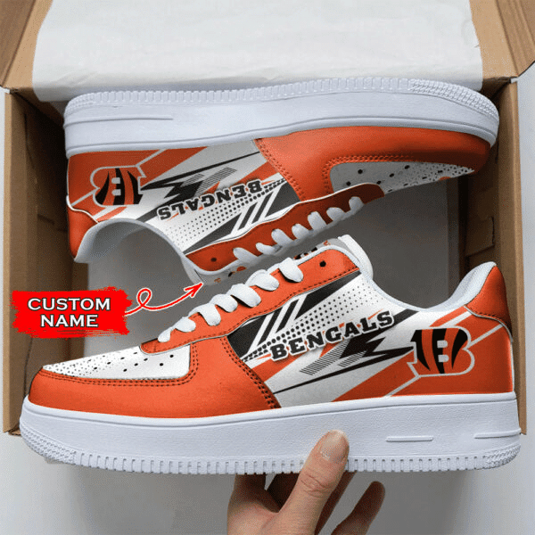 Cincinnati Bengals NFL Personalized Air Force 1 Shoes