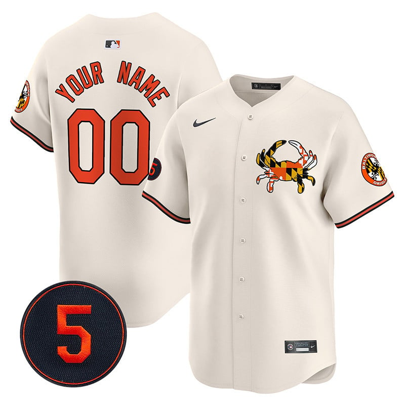 Baltimore Orioles Robinson Patch Vapor Premier Limited Custom Jersey V3 – All Stitched