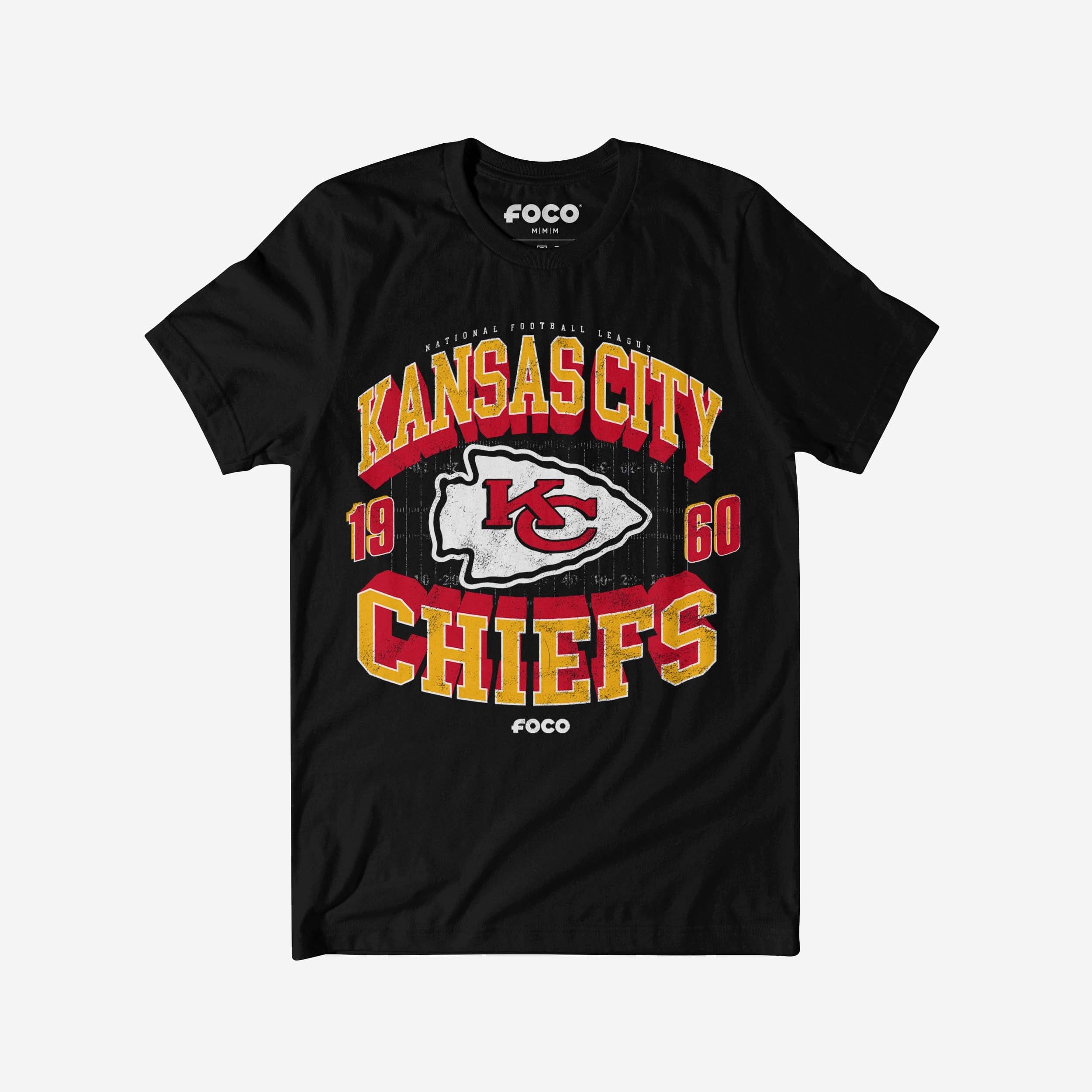 Kansas City Chiefs Field Arched Wordmark T-Shirt , Halloween Outfits, White Lie Shirts, Fall Shirts, Family Christmas Shirts, Fall Outfits Women By Teehavenhub