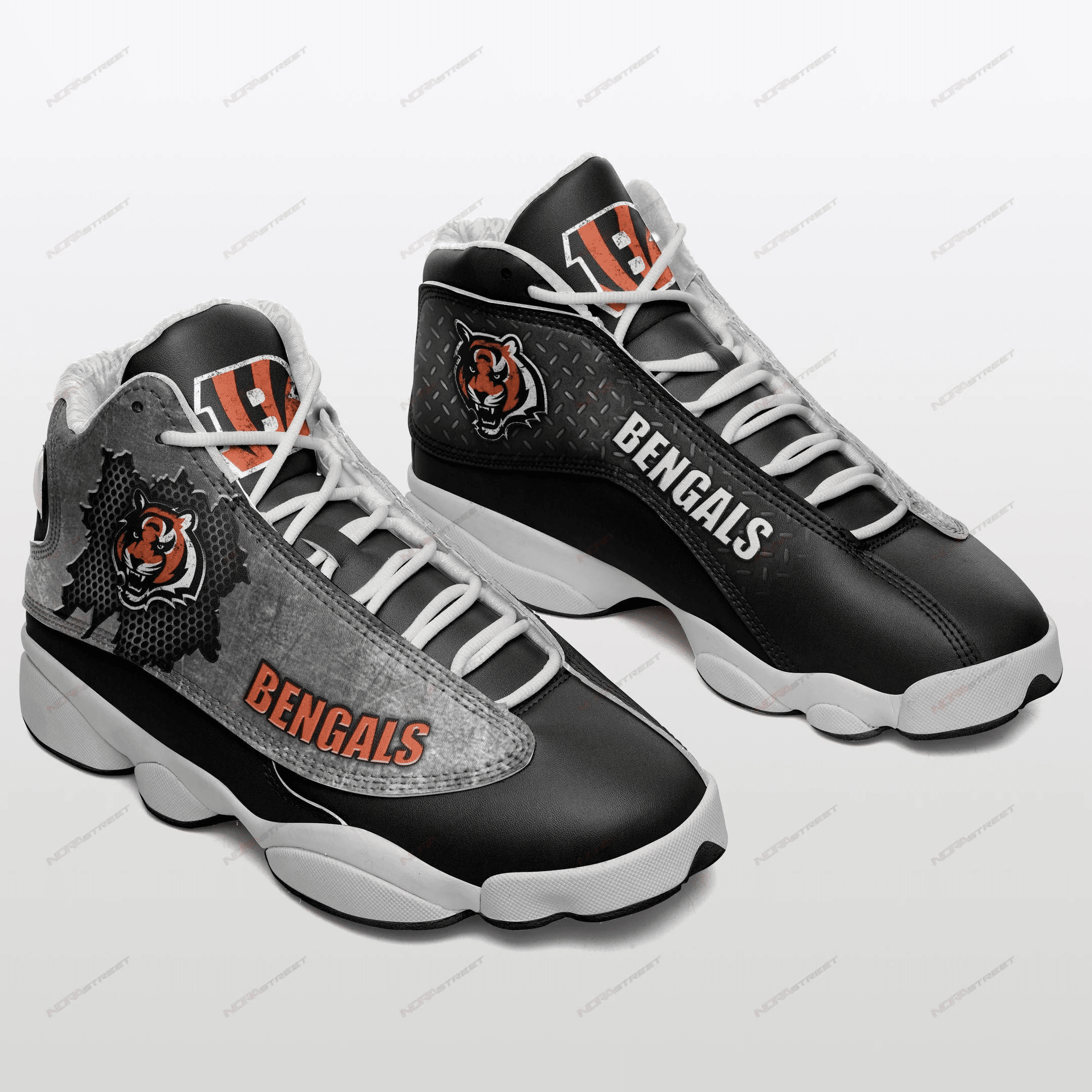 Cincinnati Bengals Air Jordan 13 Shoes Sneakers Sport Shoes For Fans JD13 V2772