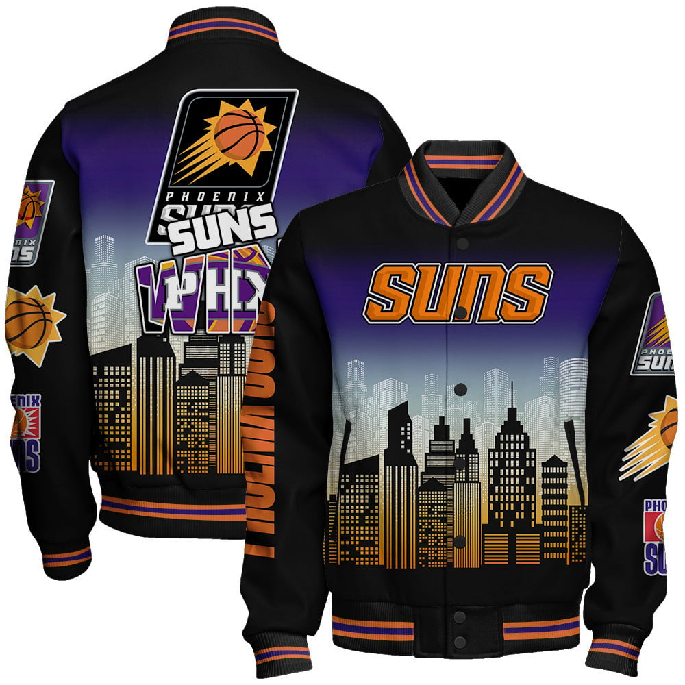 Phoenix Suns National Basketball Association AOP Varsity Jacket STM BJ1479