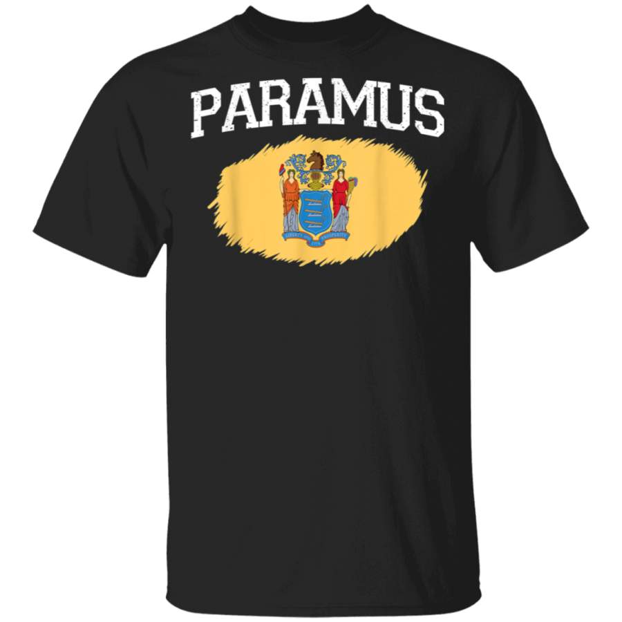 PARAMUS NJ NEW JERSEY Flag Vintage USA Sports Men Women T-Shirt By Vevotee Store Hoodie Shirt