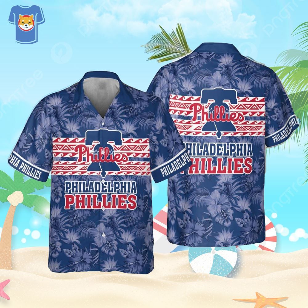 Philadelphia Phillies Major League Baseball Print Hawaiian Shirt