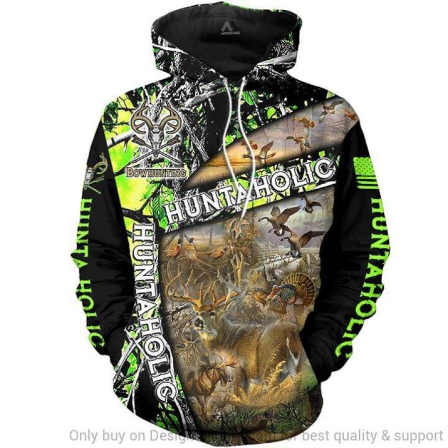 Green Camo HunterHolic Hoodie