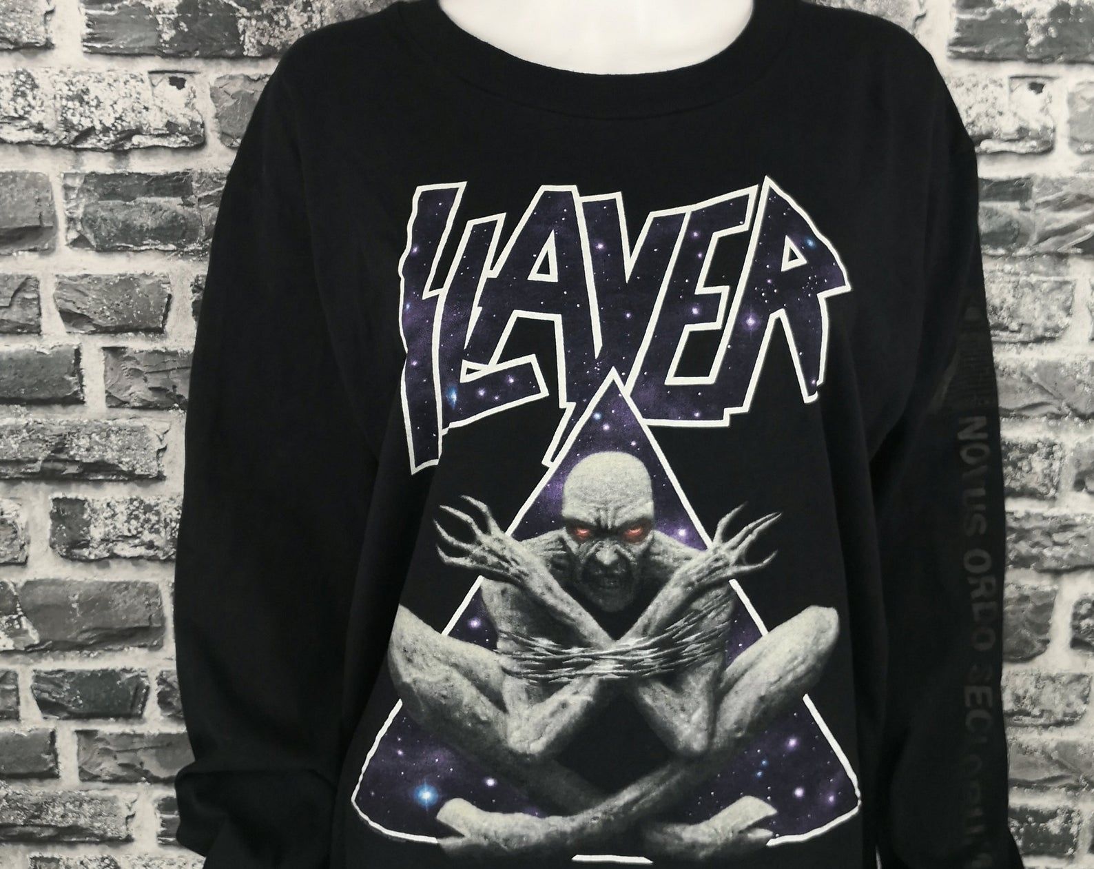 Slayer 1994 Vintage Longsleeve Shirt Divine Intervention Mega Rare Tee / Anvil Label