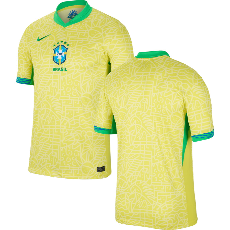 Brazil Home Stadium Jersey 2024 Adults Copa America