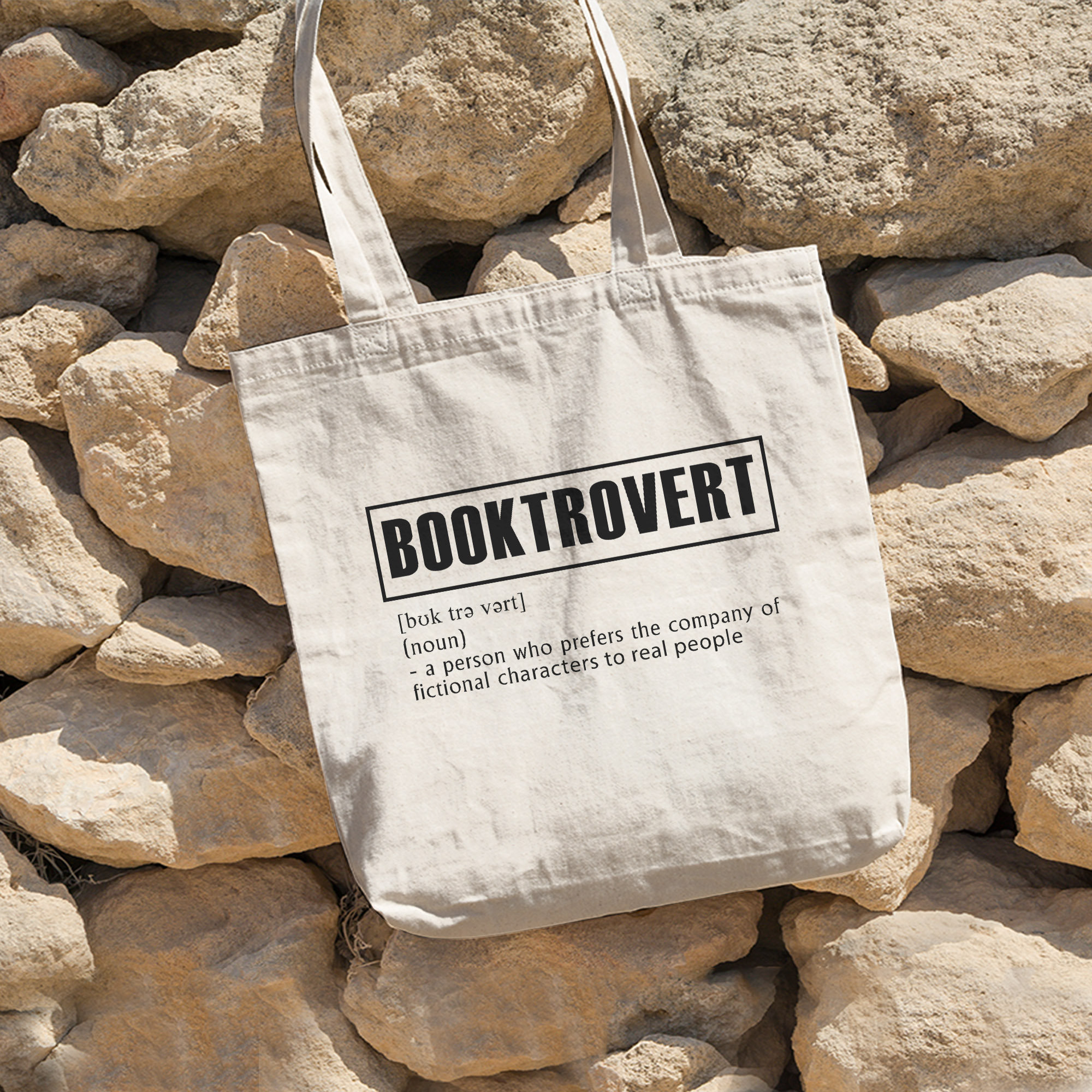 Booktrovert Tote Bag, Book Lovers Tote, Gift for Book Lover, Gift For Bookworms, Gift For Teachers, Readers’ Tote, Library Tote, Reader Gift