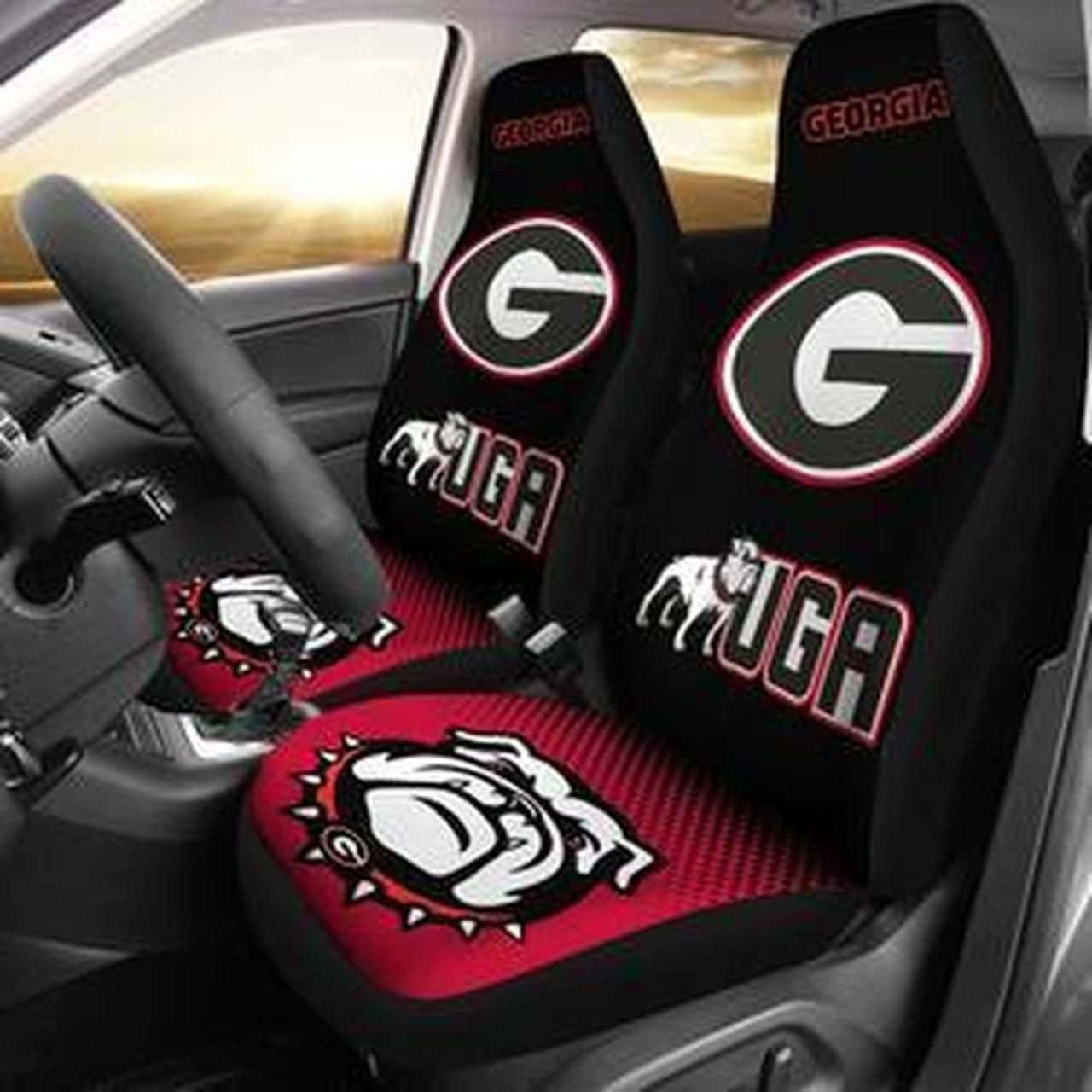 Georgia Bulldogs Car Seat Cover Set CSC5875