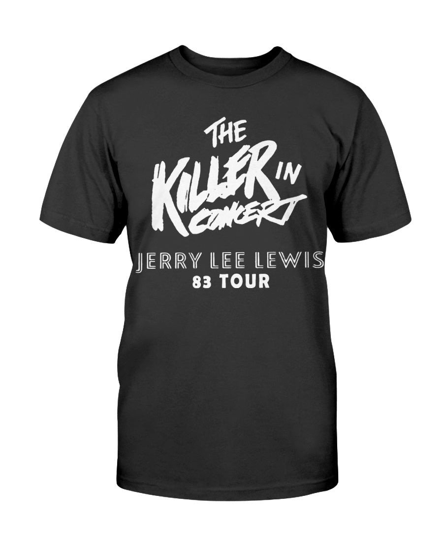 Vintage 1983 Jerry Lee Lewis The Killer In Concert Tour T Shirt 210924