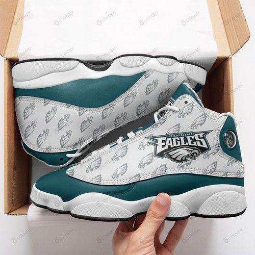 Teebeepro Fashion Philadelphia Eagles Shoes Personalized Air Jd13 Sneakers Gift For Fan