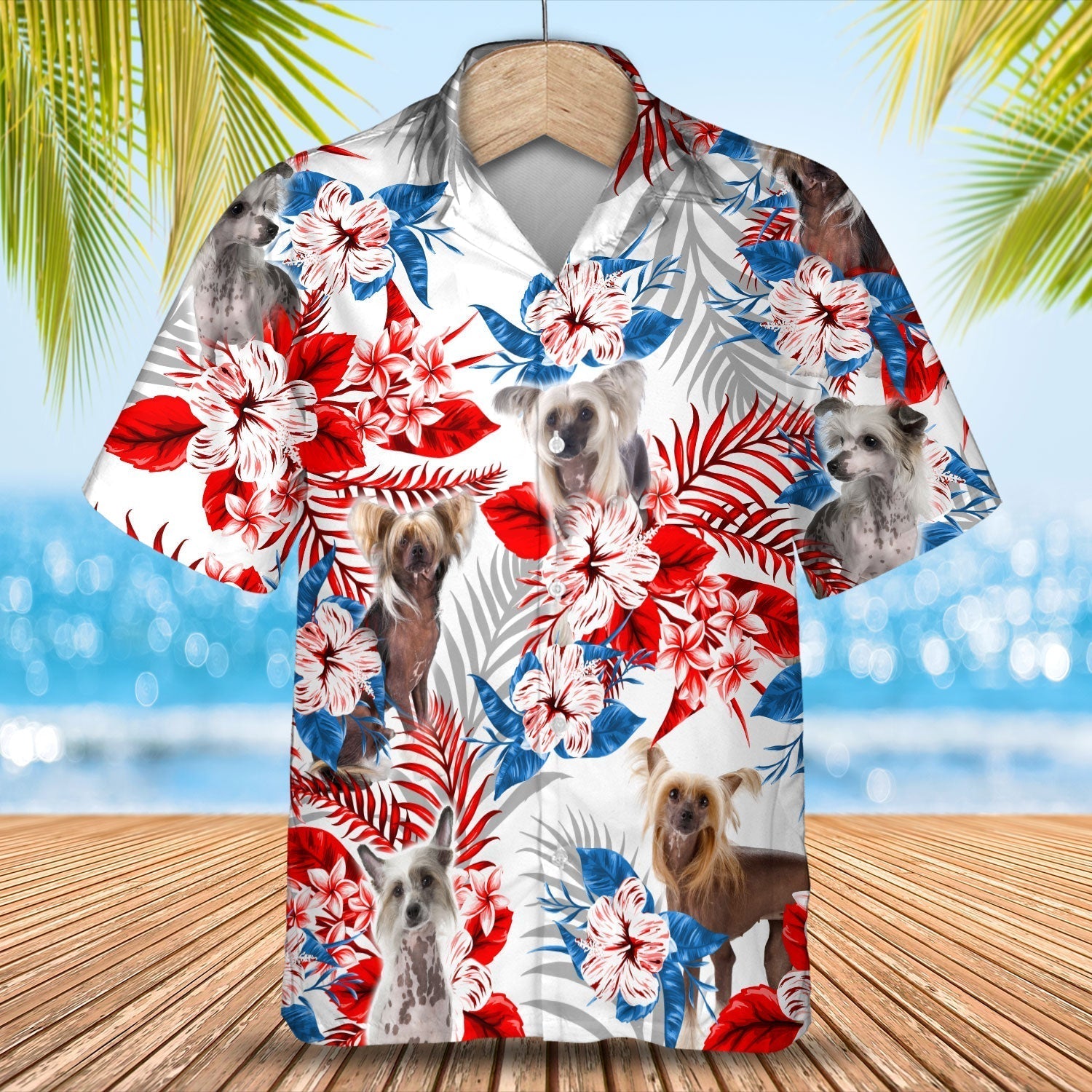 Chinese Crested Hawaiian Shirt –  Gift For Summer, Summer Aloha Shirt, Hawaiian Shirt For Men And Women