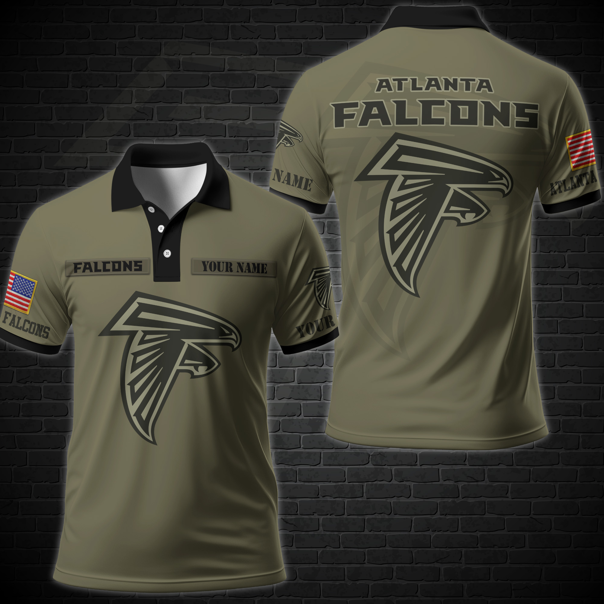 Atlanta Falcons Polo Shirt Custom Your Name, Sport Team Polo, Sport Lover Gifts Etrg-51515 Shirtstore24H
