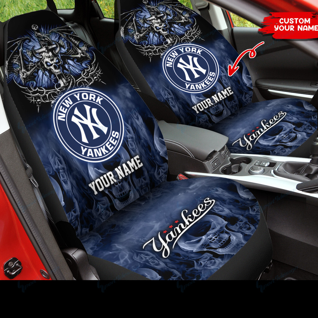 New York Yankees Personalized Car Seat Cover Set CSC1675