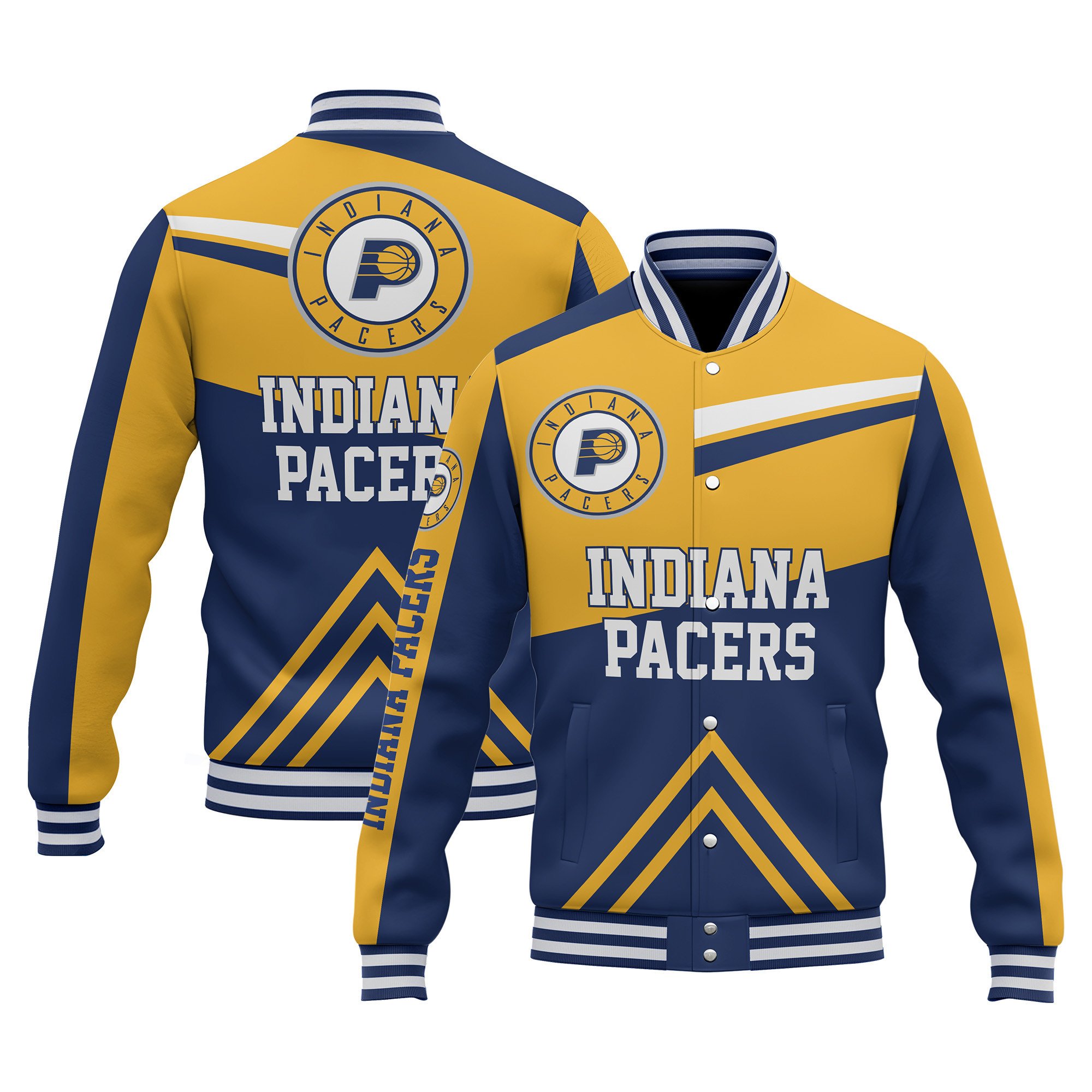 Indiana Pacers Special Design 3D Unisex Varsity Jacket Ver 01