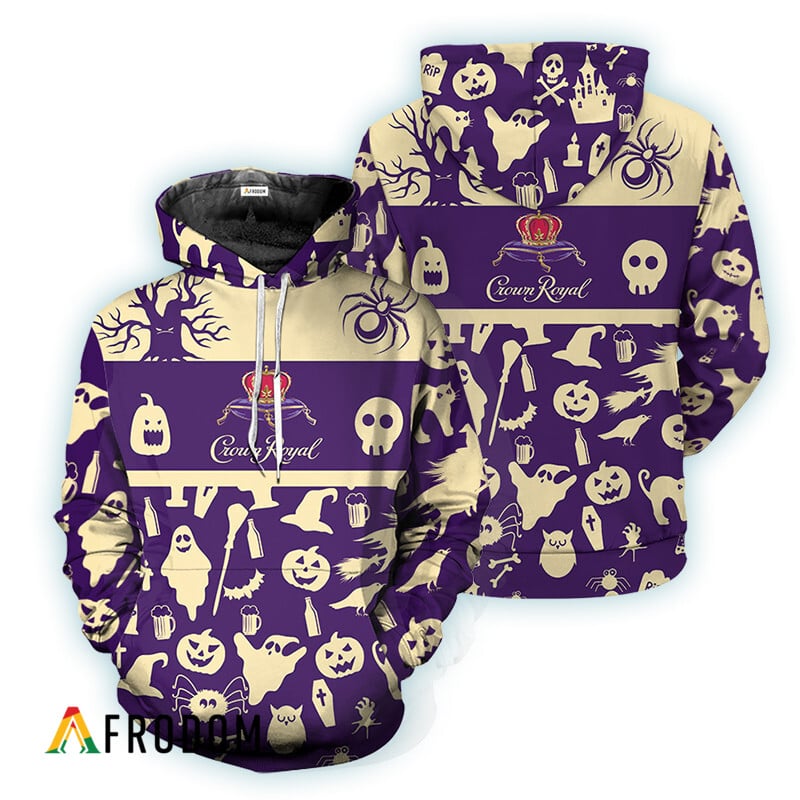 Crown Royal Halloween Patterns Hoodie & Zip Hoodie
