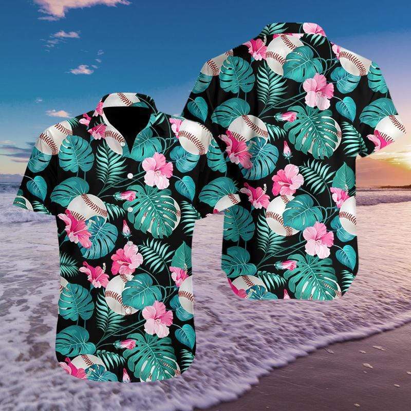 Amazing Baseball Simple Hawaiian Aloha Shirts Fantastic