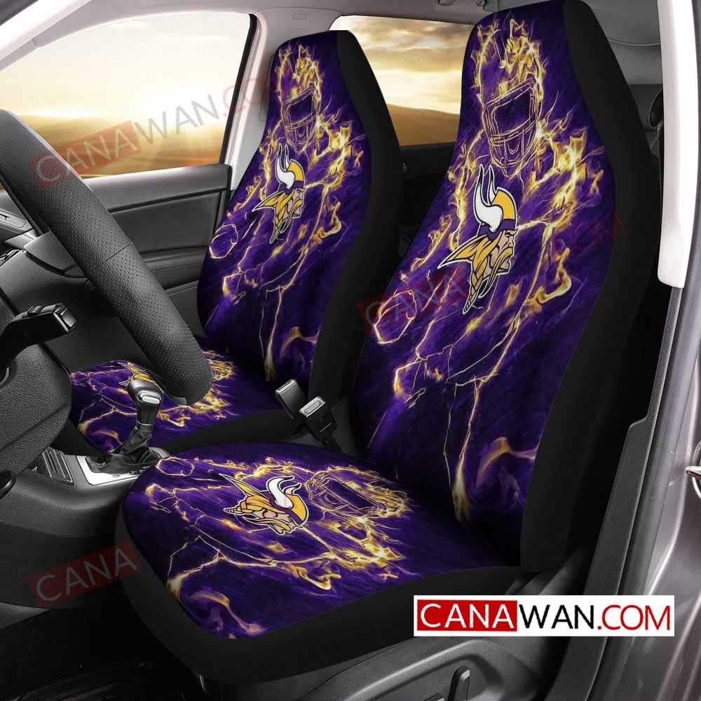 Minnesota Vikings Car Seat Cover Set CSC9447