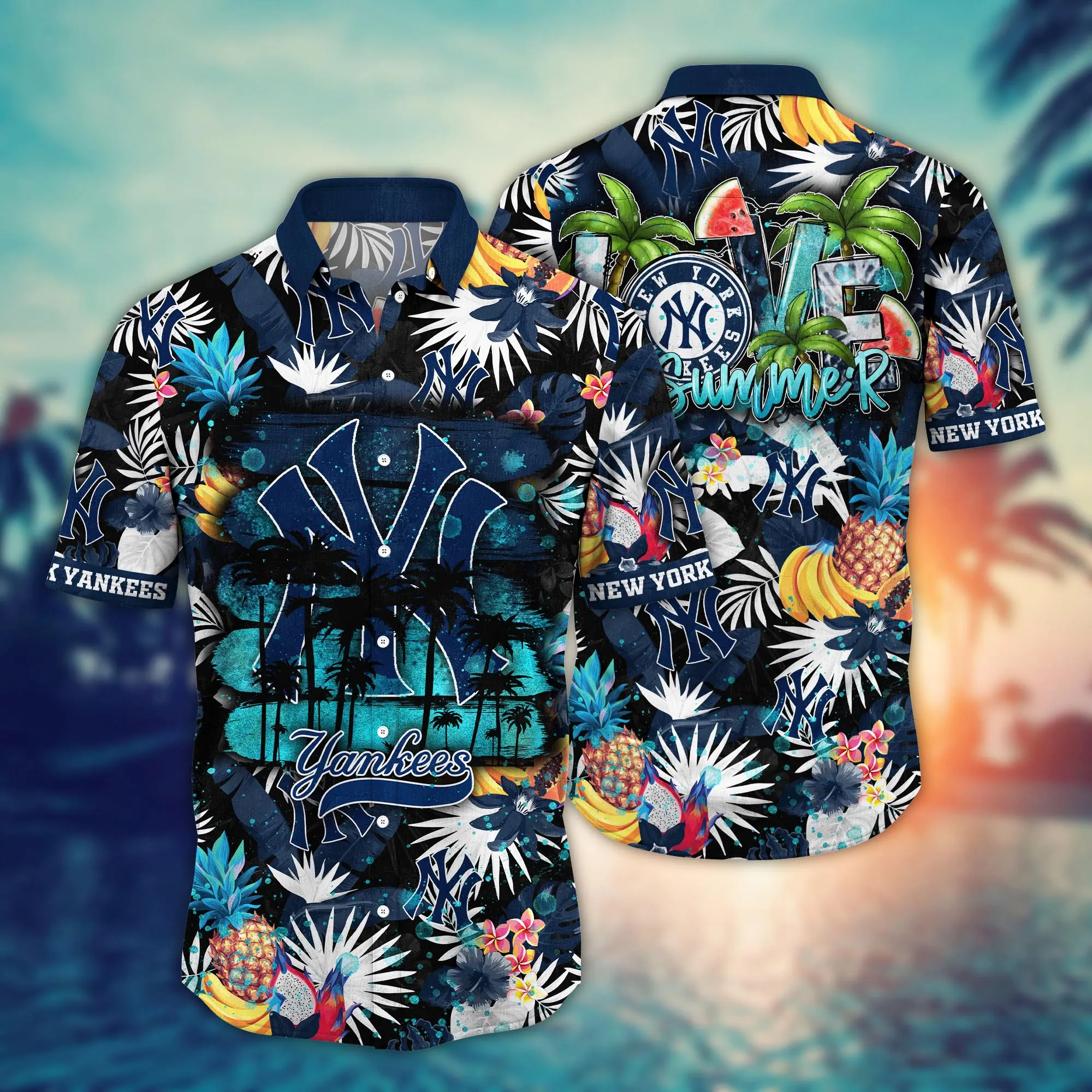 New York Yankees Mlb Hawaiian Shirt Festivals Aloha Shirt