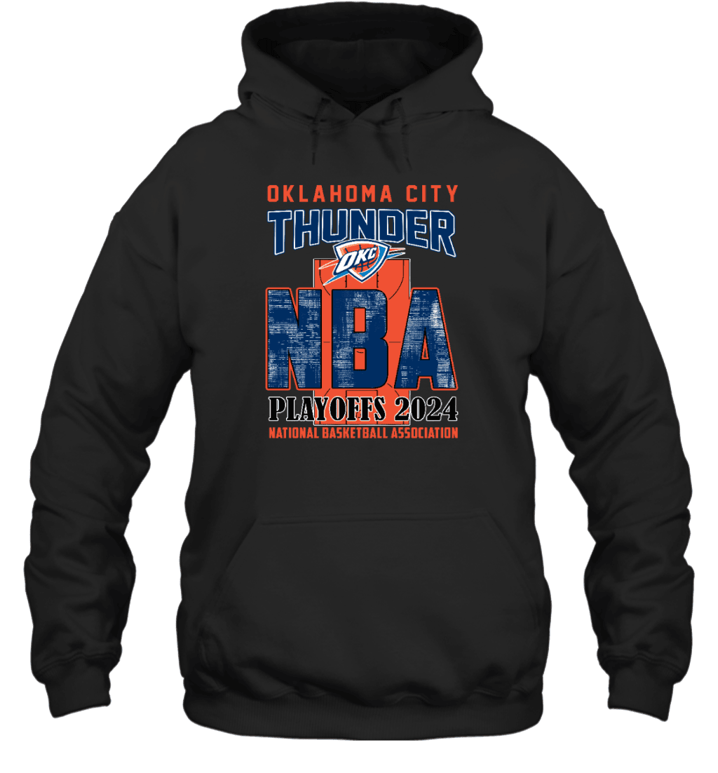 Oklahoma City Thunder NBA Playoffs 2024 Stadium Art 2D Hoodie