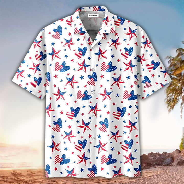 4Th Of July Hawaiian Shirt, Independence Day Hawaiian Shirt For Men