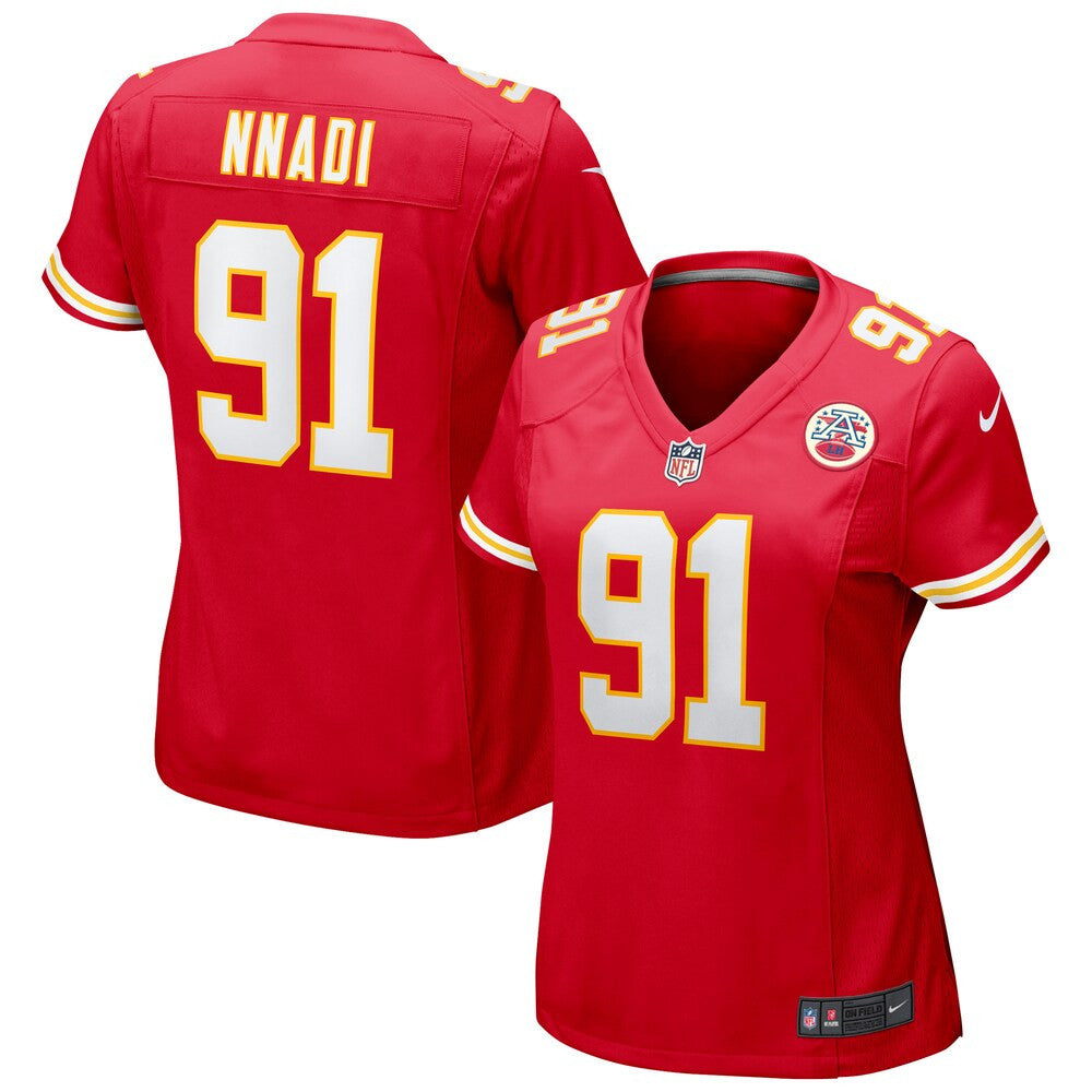 Women’S Kansas City Chiefs Derrick Nnadi Nike Red Game Jersey