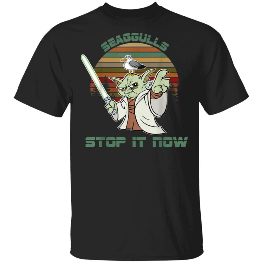 Vintage Seagull Stop It Now T Shirt