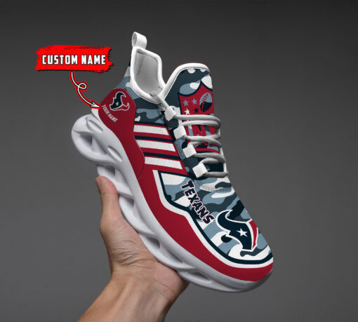 Houston Texans Personalized Clunky Sneaker Max Soul Shoes MS1659