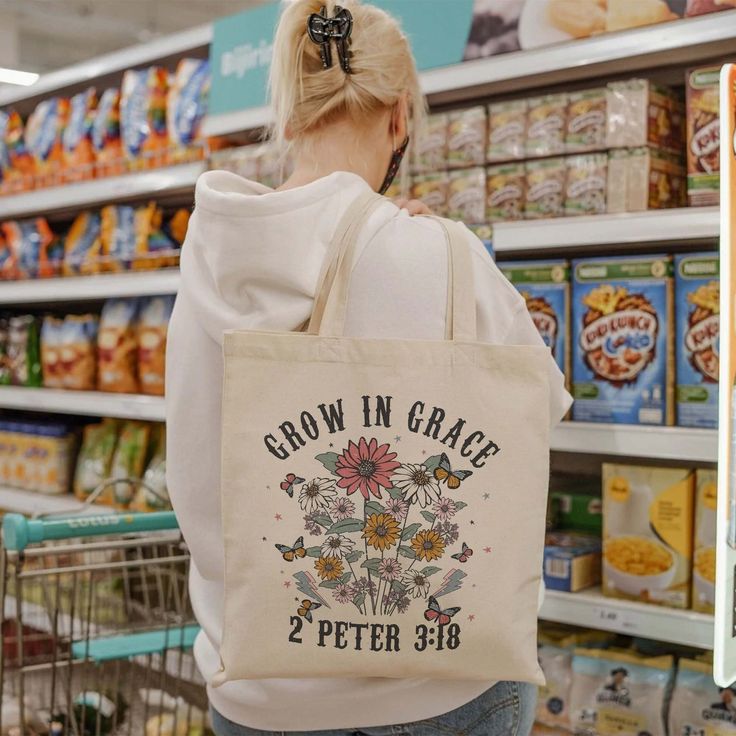 Christian Tote Bag Christian Merch Bible Bag Christian Apparel Christian Clothes  Christian Clothing Aesthetic Clothing Trendy Tote Bag Tote, Best Tote Bags Ideas, Cute Tote Bags Ideas, Tote Bag Design Ideas, Girls Tote Bag, Best Canvas Tote Bags Ideas