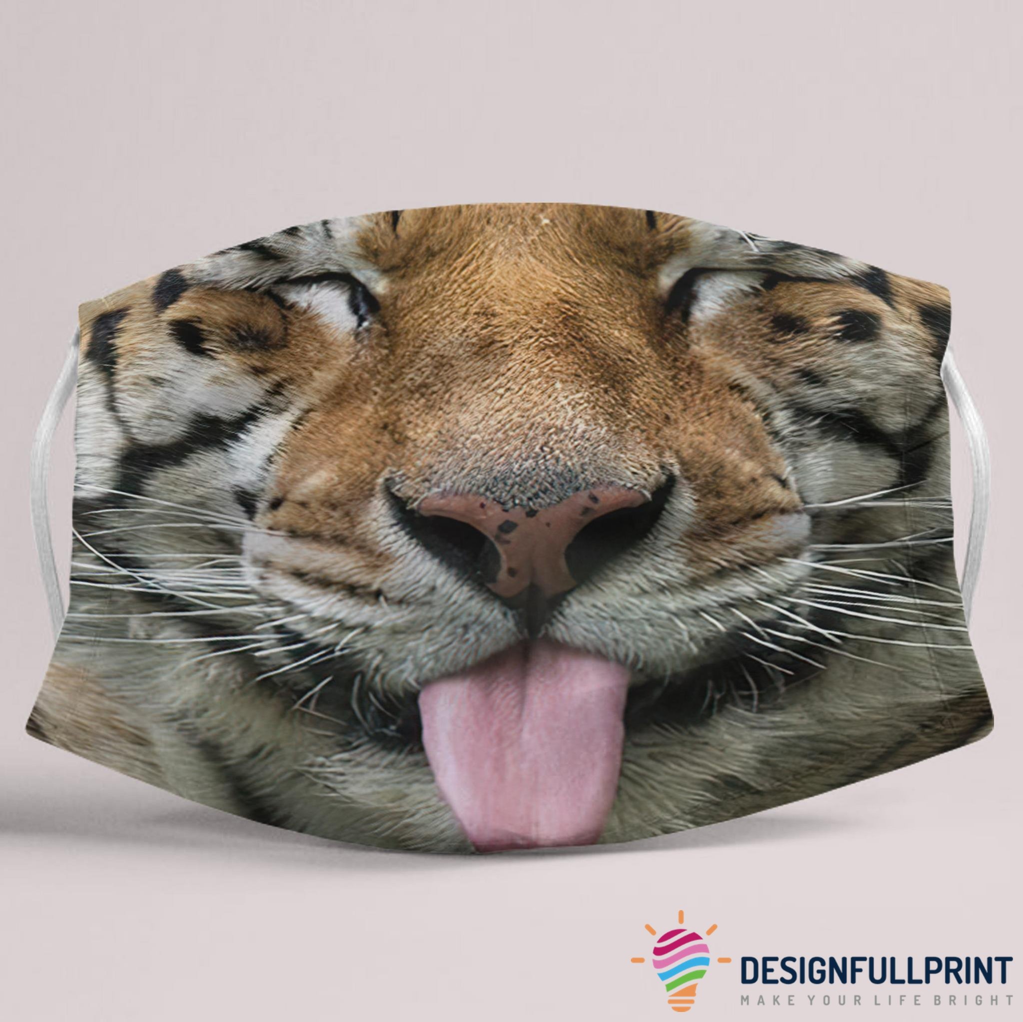 The Funny Cute Tiger 3D Face Mask Nh &hellip;