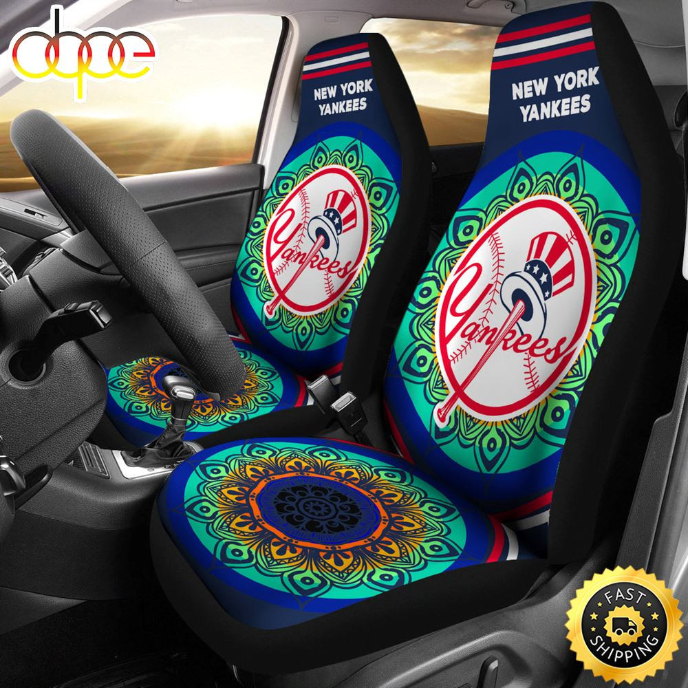 Unique Magical And Vibrant New York Yankees Car Seat Cover Set CSC2269